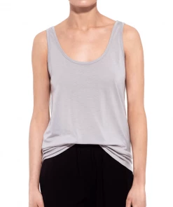 Cadine Swag Tank - Light Grey