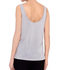 Cadine Swag Tank - Light Grey